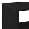 vidaXL Side Table Black Oak 70x35x60 cm Engineered Wood