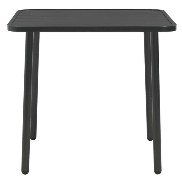 vidaXL 3 Piece Bistro Set Steel Dark Grey