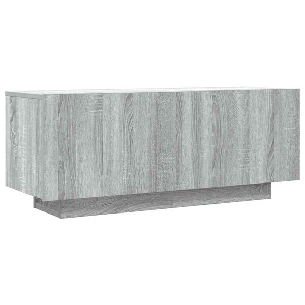 vidaXL TV Cabinet Grey Sonoma 100x35x40 cm Engineered Wood