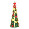 vidaXL Artificial Christmas Tree Pop-up 50 LEDs Green 120 cm