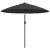 vidaXL Garden Parasol with Aluminium Pole 250 cm Anthracite