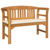 vidaXL Rose Bench Natual 114 x 46 x 82.5 cm Solid Acacia Wood