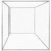 vidaXL Dog Kennels Silver 192 x 192 x 195 cm Galvanised steel