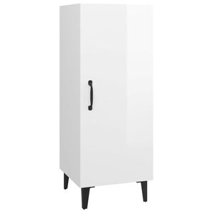 vidaXL Sideboard High Gloss White 34,5x34x90 cm Engineered Wood