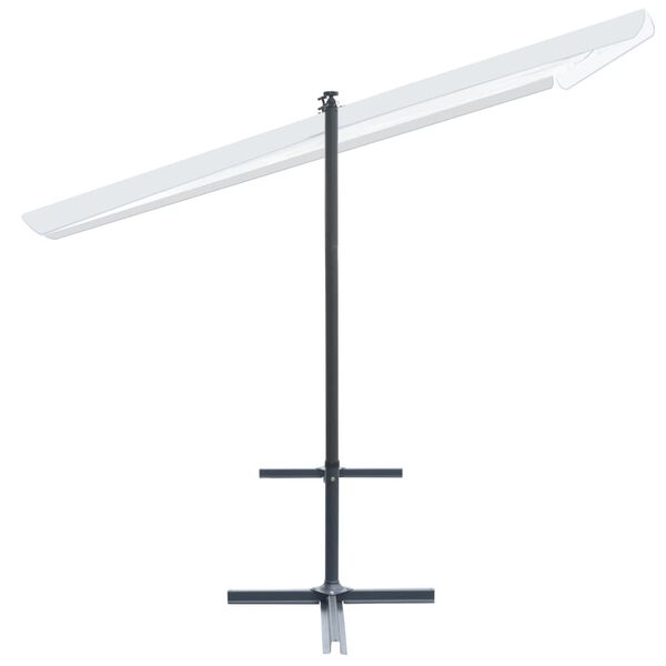 vidaXL Gazebo with Tiltable Sliding Roof 350x253x196 cm Cream