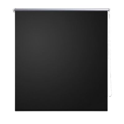 Roller Blind Blackout 60 x 120 cm Black