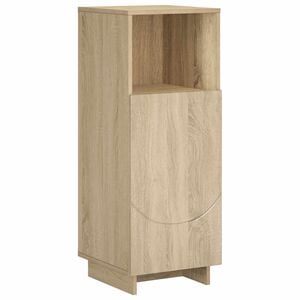 vidaXL Bathroom cabinet Sonoma Oak 36.5 x 38 x 95 cm Engineered Wood