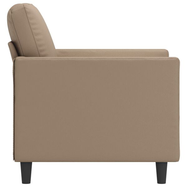 vidaXL Sofa Chair Cappuccino 60 cm Faux Leather