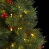 vidaXL Artificial Hinged Christmas Tree 150 LEDs 120 cm