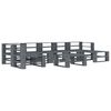 vidaXL 8 Piece Garden Pallet Lounge Set Wood Grey