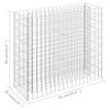 vidaXL Gabion Raised Bed Galvanised Steel 90x30x90 cm