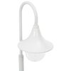 vidaXL Garden Post Light E27 120 cm Aluminium White