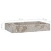 vidaXL Sink Grey 58x39x10 cm Marble