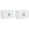 vidaXL Wall Cabinet LUCCA 2 pcs White Engineered Wood
