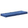 vidaXL Pallet Floor Cushions 2 pcs Cotton Light Blue