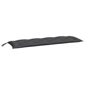 vidaXL Garden Bench Cushion Anthracite 150x50x7 cm Oxford Fabric