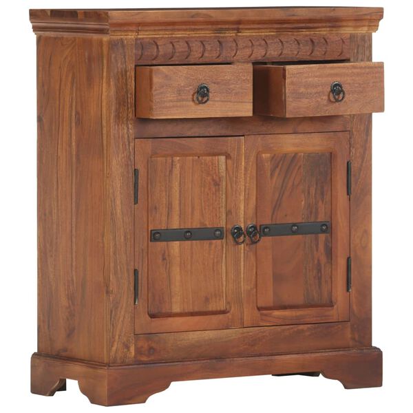 vidaXL Sideboard 63x30x75 cm Solid Acacia Wood