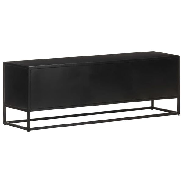 vidaXL TV Cabinet 120x30x40 cm Rough Mango Wood