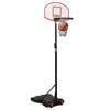 vidaXL Basketball Stand White 216-250 cm Polyethene