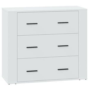 vidaXL Sideboard White 80x33x70 cm Engineered Wood