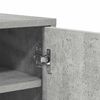 vidaXL Shoe Cabinet Concrete Grey 60x35x70 cm Engineered Wood