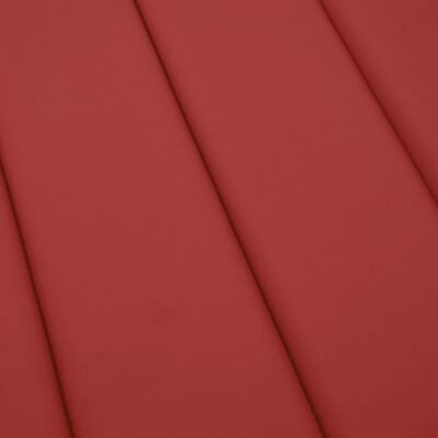 vidaXL Sun Lounger Cushion Red 200x70x3cm Oxford Fabric