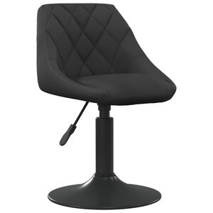 vidaXL Bar Stool Black Velvet