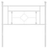 vidaXL Metal Headboard White 90 cm