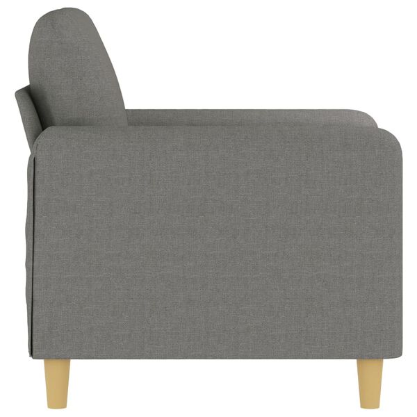 vidaXL Sofa Chair Dark Grey 60 cm Fabric
