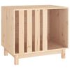 vidaXL Dog House Natural 70 x 50 x 62 cm