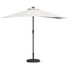 vidaXL Garden Parasol Sand 294 x 150 x 224 cm Polyester and Steel