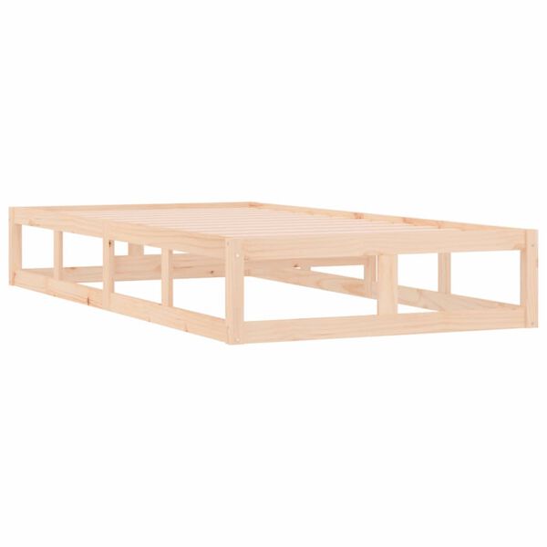 vidaXL Bed Frame without Mattress 100x200 cm Solid Wood