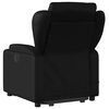 vidaXL Electric Stand up Massage Recliner Chair Black Faux Leather