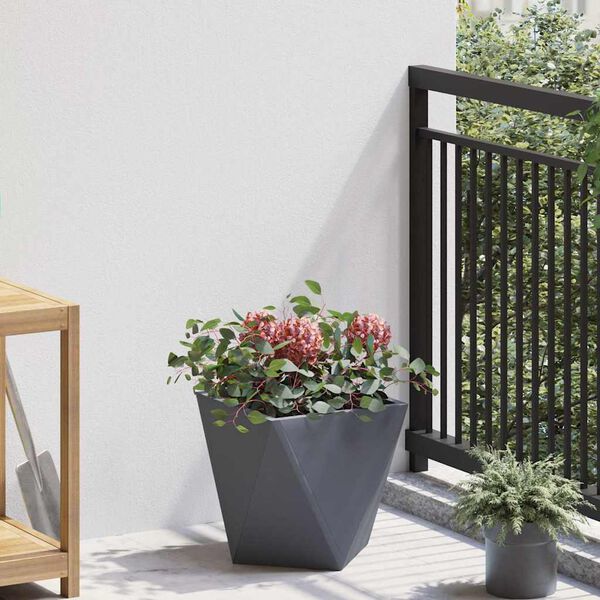 vidaXL Planter Anthracite 30 x 30 x 30 cm Steel