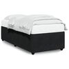 vidaXL Bed Frame without Mattress Black King Single Velvet