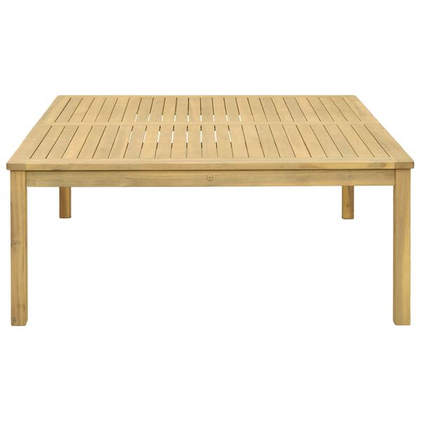 vidaXL Garden Coffee Table 110x110x45 cm Solid Acacia Wood