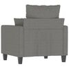vidaXL Sofa Chair Dark Grey 60 cm Fabric