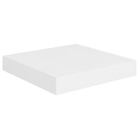 vidaXL Floating Wall Shelf White 23x23.5x3.8 cm MDF
