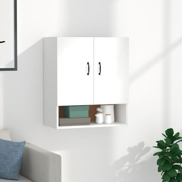 vidaXL Wall Cabinet White 60x31x70 cm Engineered Wood