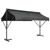 vidaXL Free Standing Awning 400x300 cm Anthracite