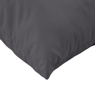 vidaXL Pallet Cushions 2 pcs Anthracite Oxford Fabric