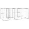 vidaXL Outdoor Dog Kennel Galvanised Steel 9.68 m²