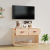 vidaXL TV Cabinet 90x40x60 cm Solid Wood Pine
