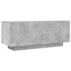 vidaXL TV Cabinet Concrete Grey 100x35x40 cm Engineered Wood