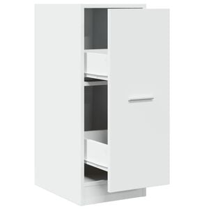 vidaXL Apothecary Cabinet White 30x41x77,5 cm Engineered Wood