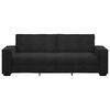 vidaXL 3-Seater Sofa Black 220x78x84 cm Velvet