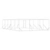 vidaXL Outdoor Dog Kennel Silver 6x10x2 m Galvanised Steel