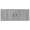 vidaXL Wall Mounted TV Cabinet Grey Sonoma 100x34.5x40 cm
