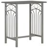 vidaXL 3 Piece Bar Set Wood and Steel Anthracite