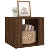 vidaXL Bedside Table Brown Oak 41x40x36 cm Engineered Wood